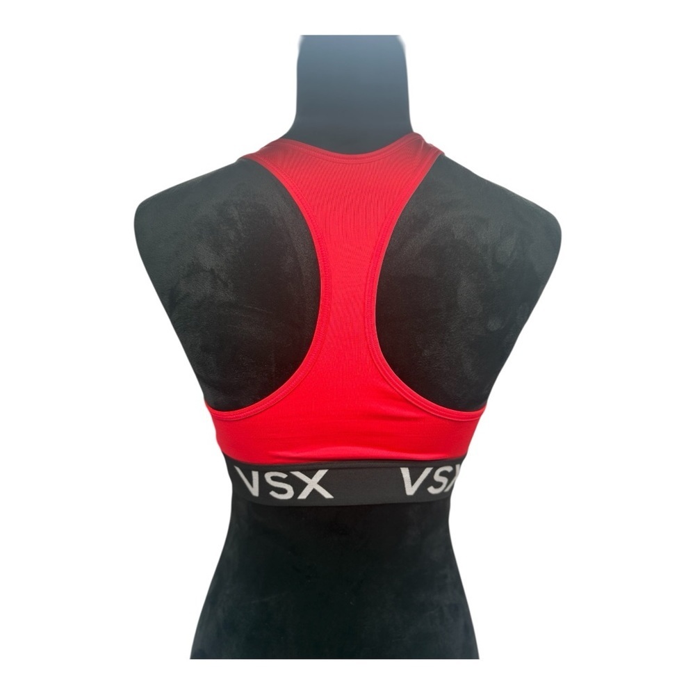 VSX Victoria’s Secret Sport Bra Neon Pink Racerback Sz S/P - Picture 2 of 10